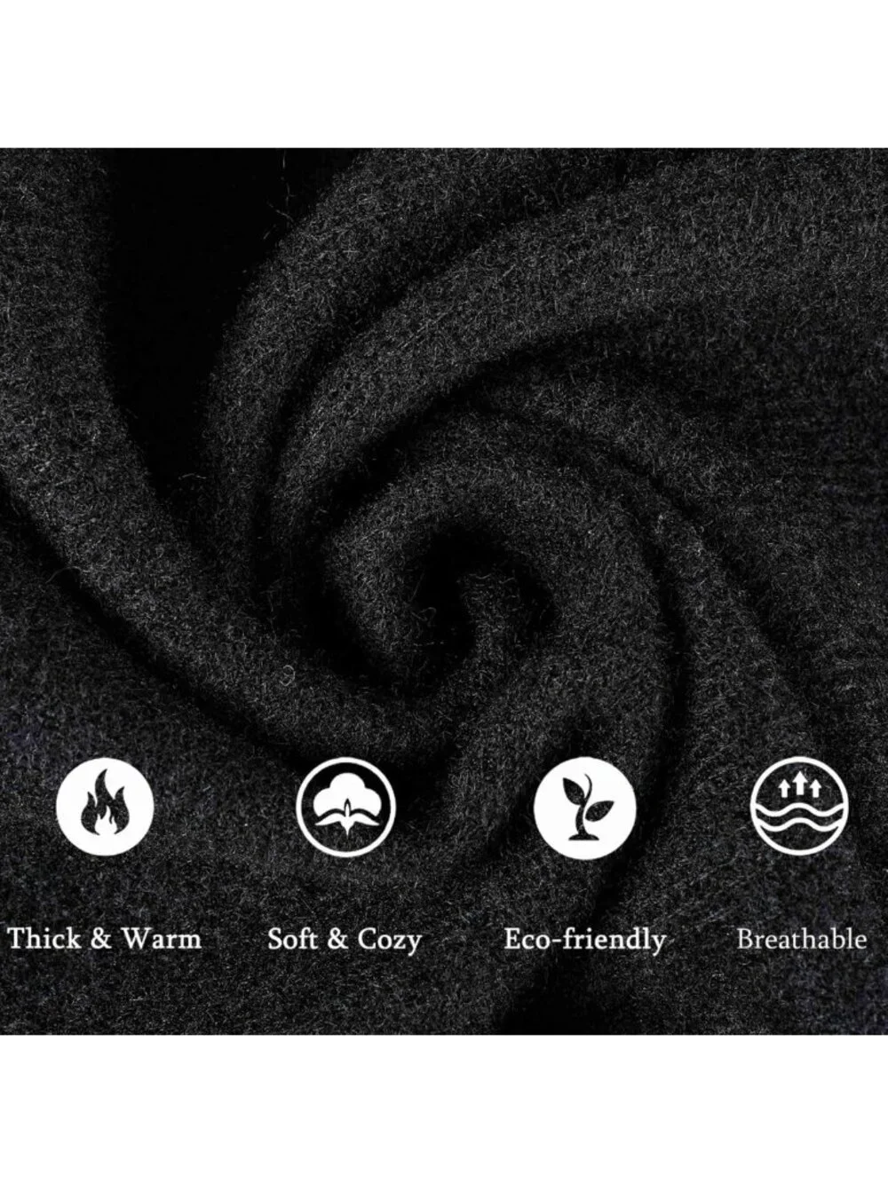 Super Soft Wool Pashmina Scarf Shawl - Warm Wrap for Women, Evening & Travel